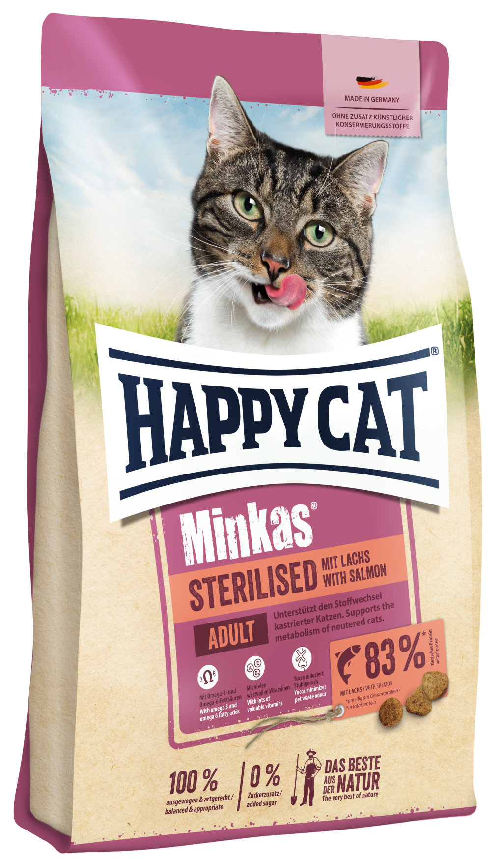 Happy Cat Minkas Sterilized Salmon /1.5 kg