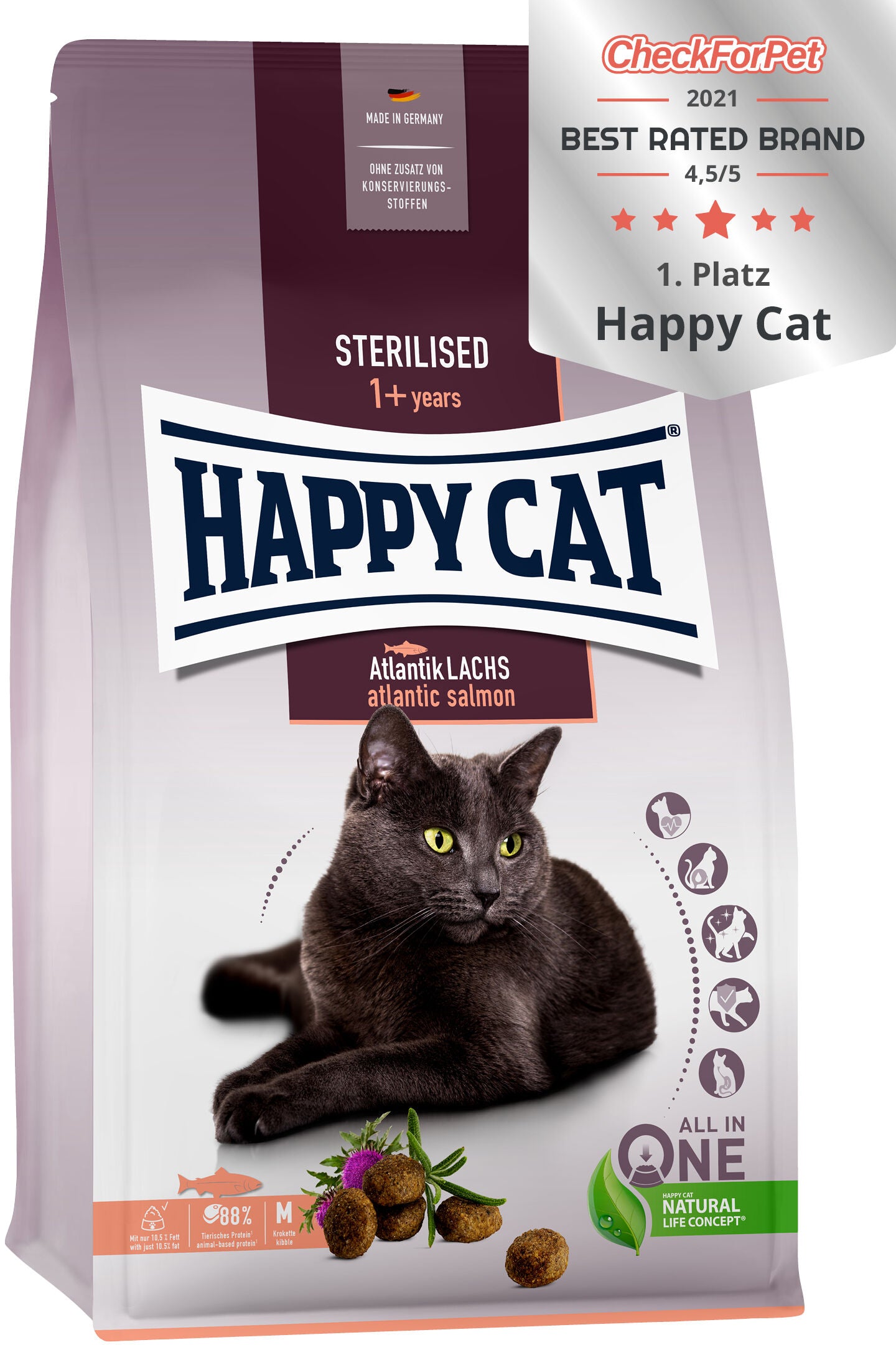Happy cat junior sterilised sales