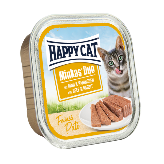 Happy Cat Minkas Duo Beef & Rabbit 0.1kg (Min 16pcs - 100g)