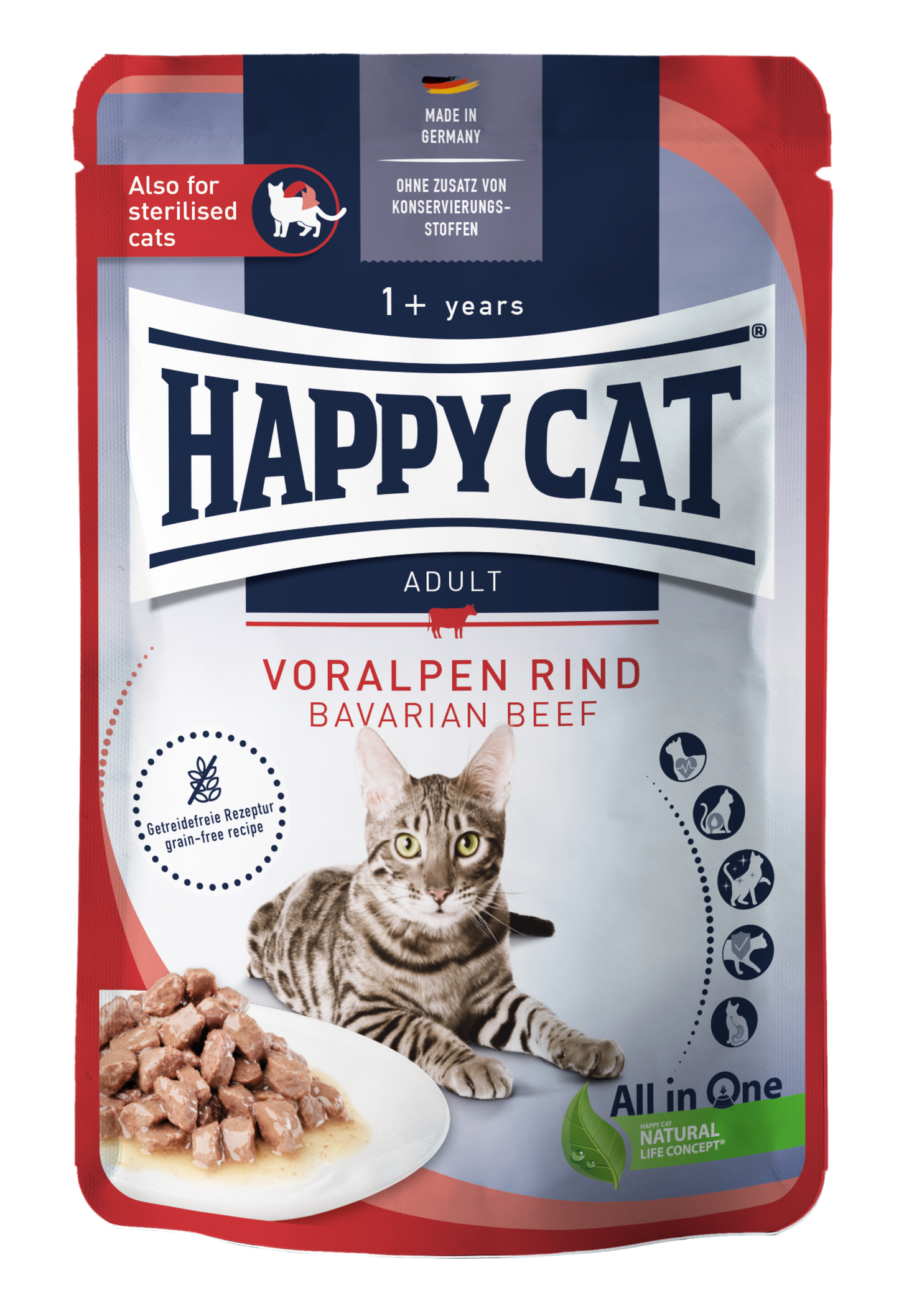 Happy Cat MIS Culinary Bavarian Beef 0.085g (Min 20pcs - 0.085g)