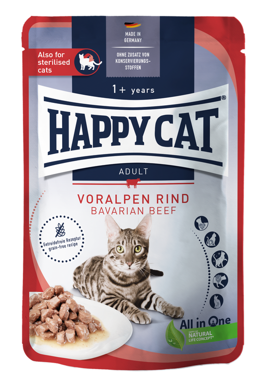 Happy Cat MIS Culinary Bavarian Beef 0.085g (Min 20pcs - 0.085g)