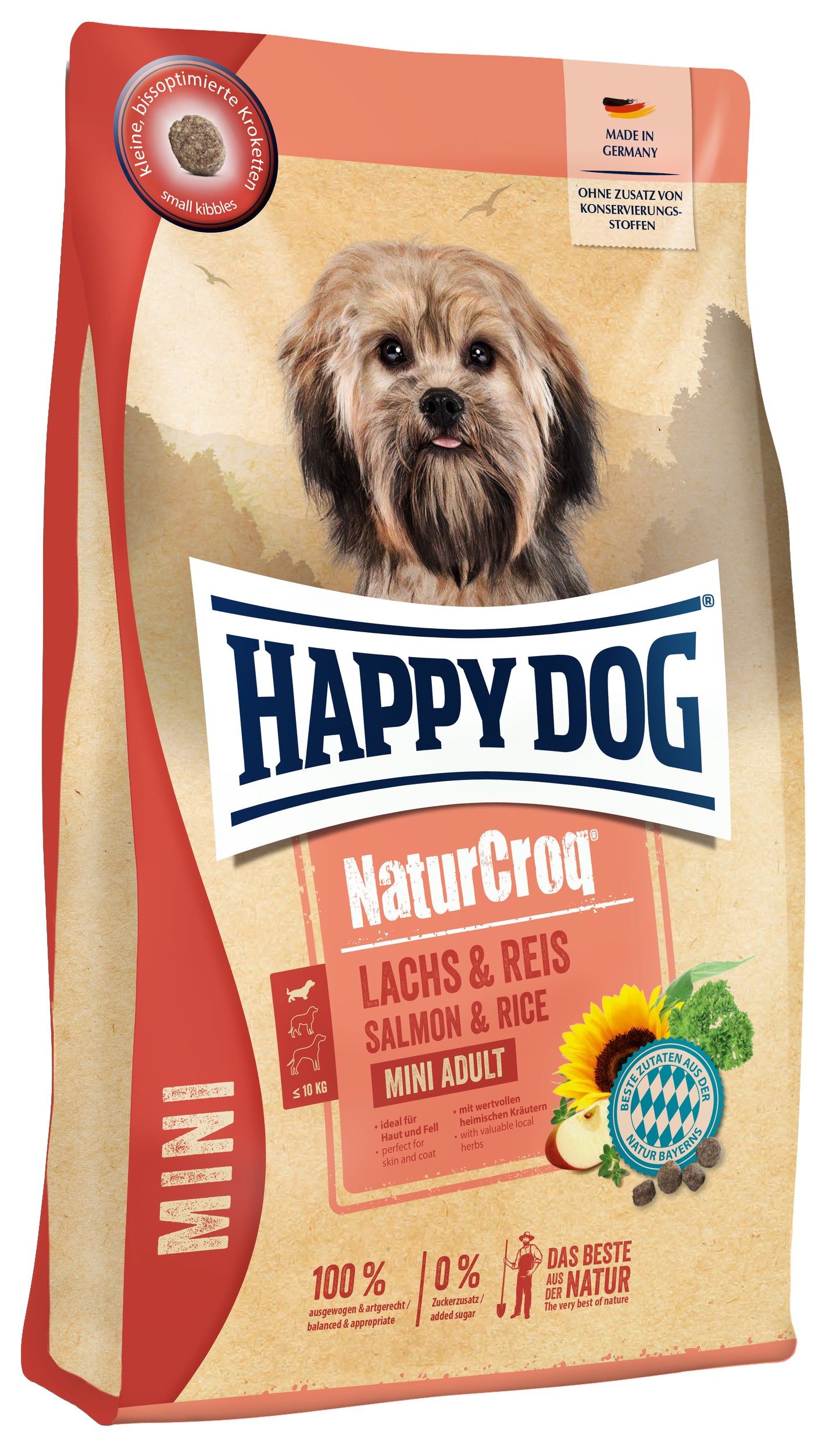 Happy Dog Naturcroq Mini Lachs&Reis