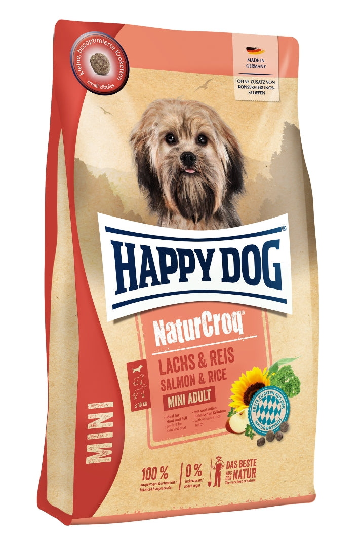 Happy Dog Mini Naturcroq Salmon & Rice