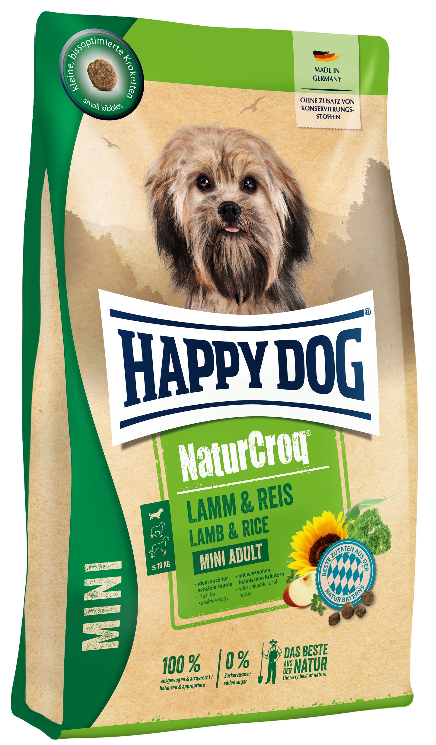 Happy Dog Naturcroq Mini Lamm&Reis