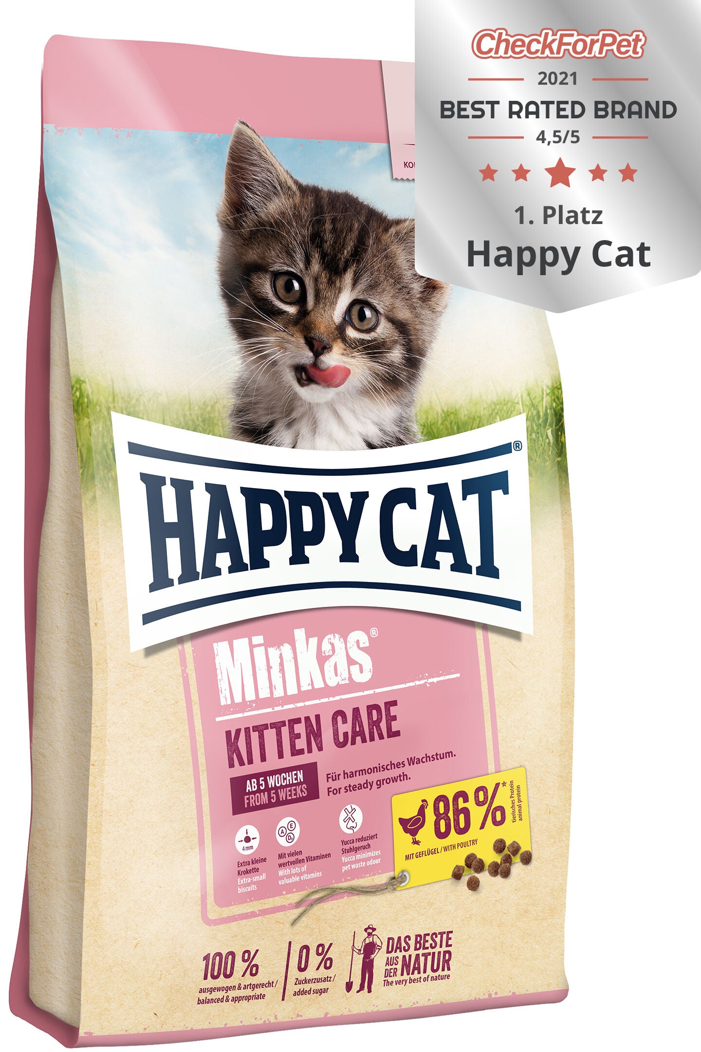 Happy Cat Minkas Kitten care