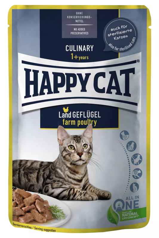 Happy Cat MIS Culinary Farm Poultry (Min Order 0,085 - 24pcs)