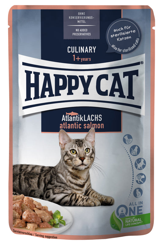 Happy Cat MIS Culinary Atlantic Salmon (Min Order 0,085 - 24pcs)