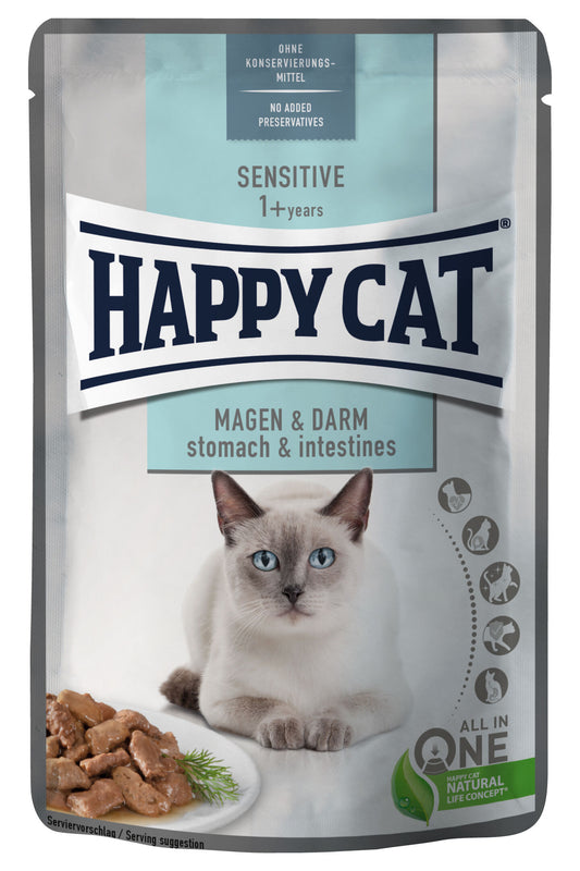 Happy Cat MIS Sensitive Stomach & Intestine (Min Order 0,085 - 24pcs)