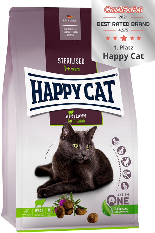 Happy Cat Adult Sterilised Weide Lamm