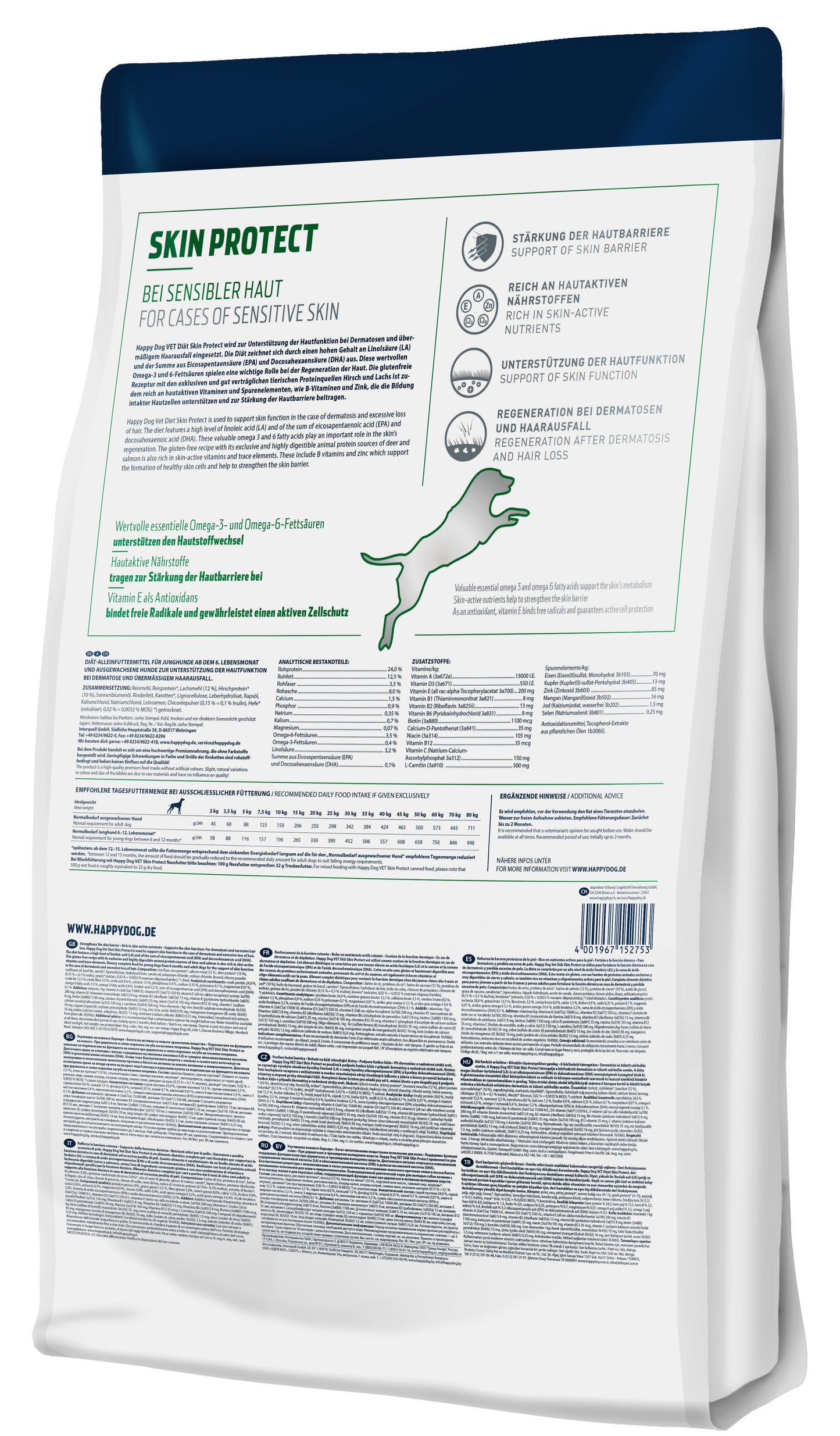 Happy Dog Vet Diet Skin Protect
